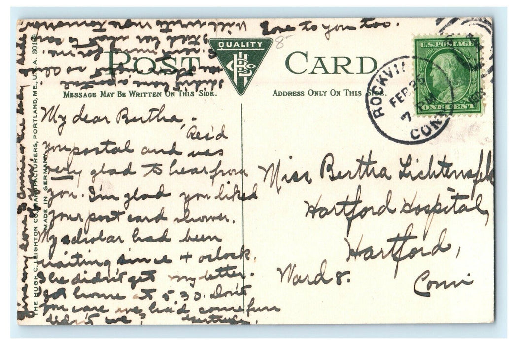 c1905 T. Wharf Mcphail Piano Co. Boston Massachusetts MA Advertising Postcard
