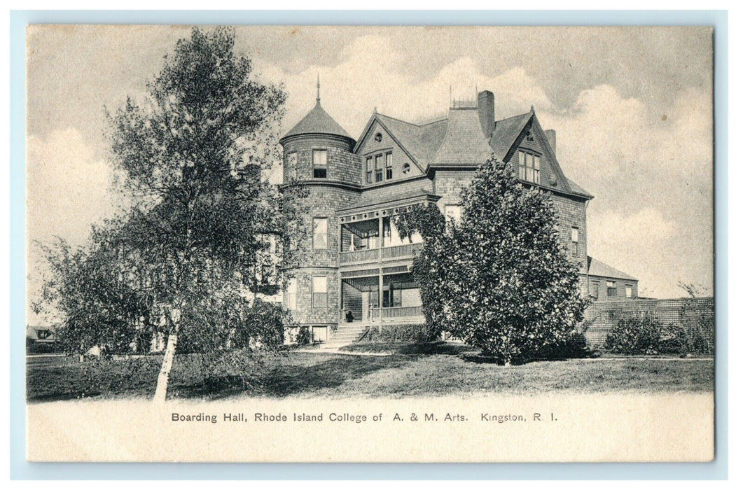 1905 Boarding Hall Rhode Island Colleges of A & M Arts Rhode Island, RI Postcard