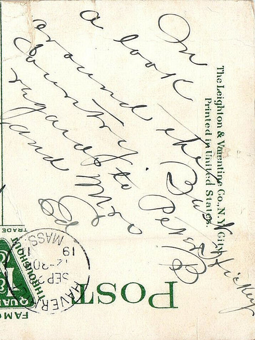 1911 Bradford Academy, Lake Tupelo, Haverhill Massachusetts MA Posted Postcard
