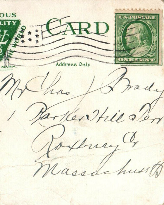 1911 Bradford Academy, Lake Tupelo, Haverhill Massachusetts MA Posted Postcard