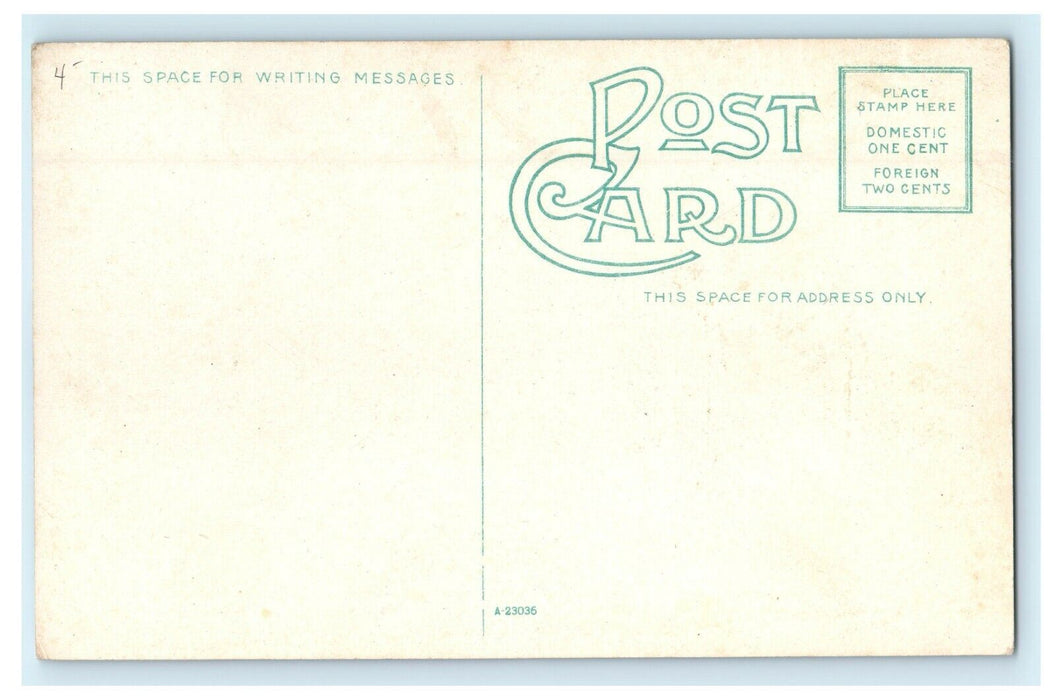 High School View Of Campus Athol Massachusetts MA Unposted Postcard