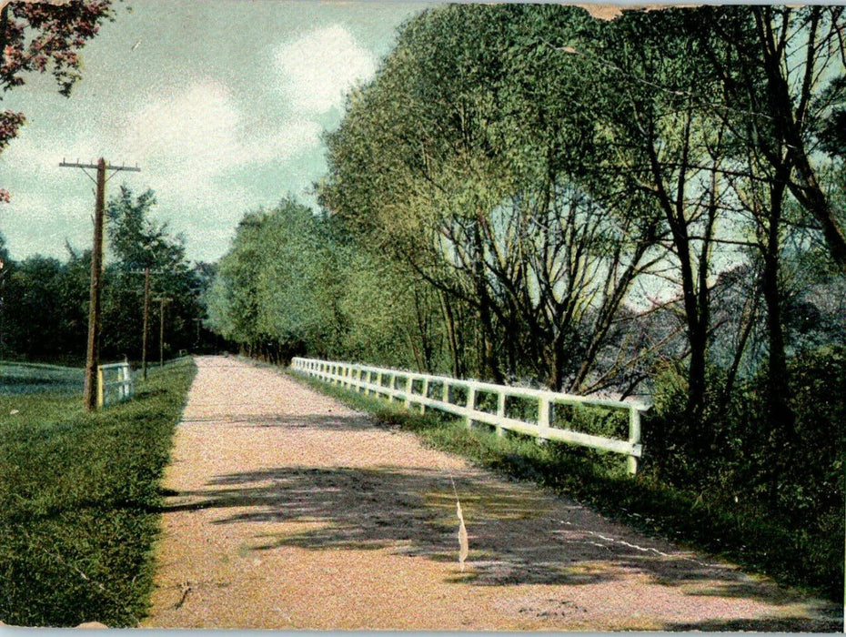 c1905s State Road, Hinsdale, Massachusetts MA Unposted Antique Postcard