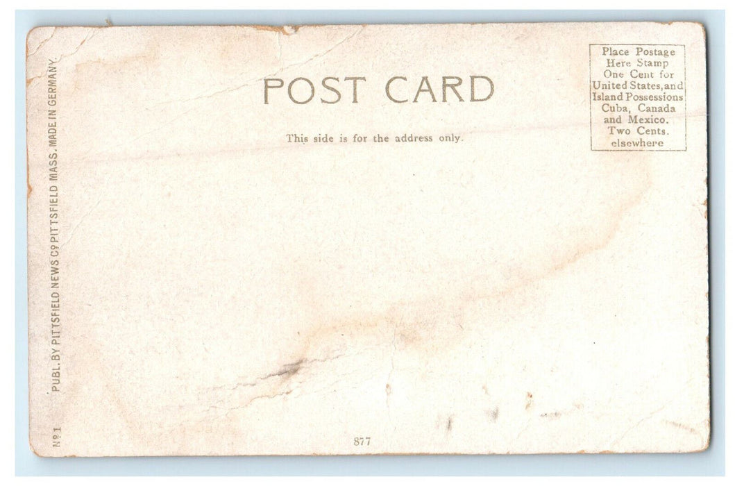c1905s State Road, Hinsdale, Massachusetts MA Unposted Antique Postcard