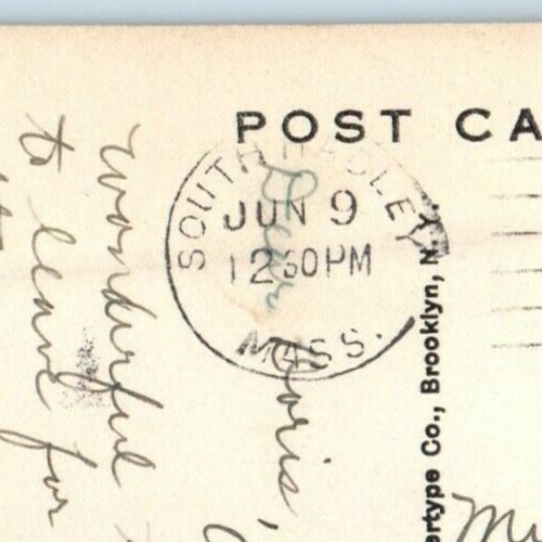 1924 Wilder Hall Mount Holyoke College South Hadley Massachusetts MA Postcard