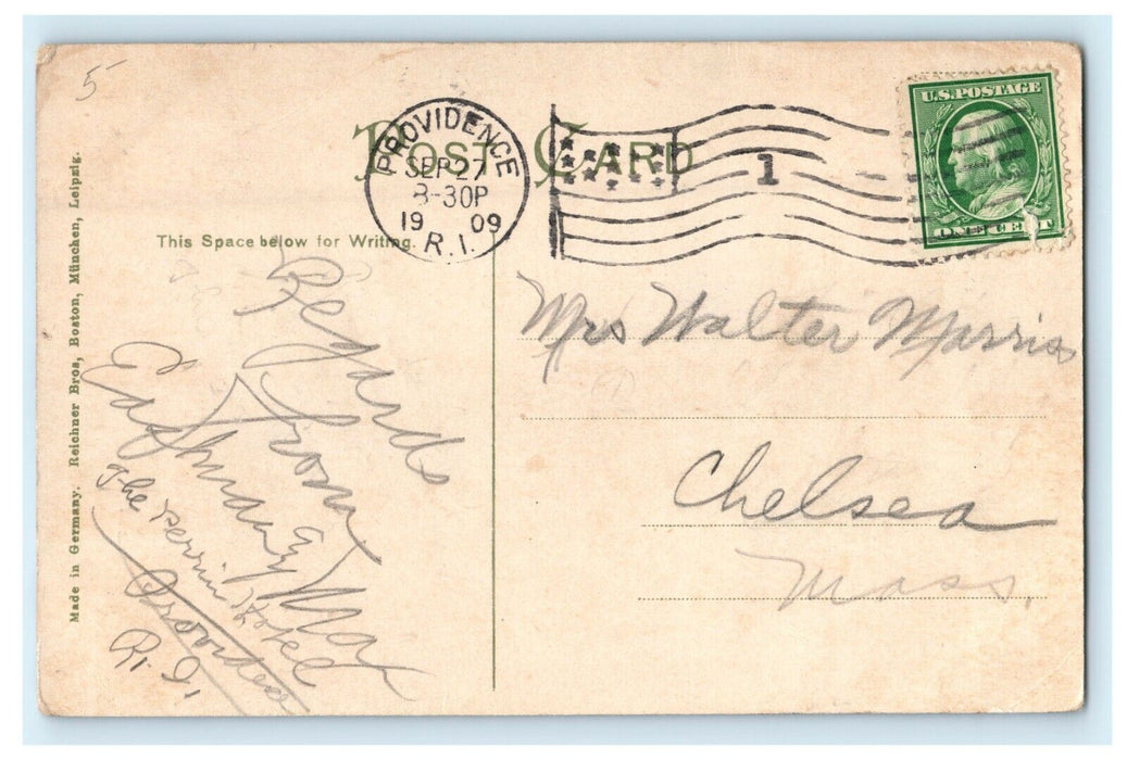 1909 Interior Old South Church Boston Massachusetts MA Antique Postcard