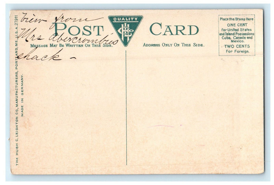 c1920s Connecticut River, East Deerfield, Massachusetts MA Posted Postcard