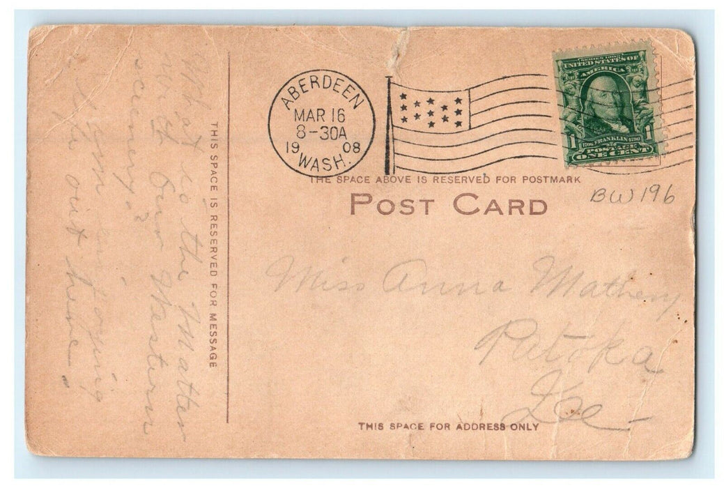 1908 Paradise Park, Rainier National Park Washington WA Postcard