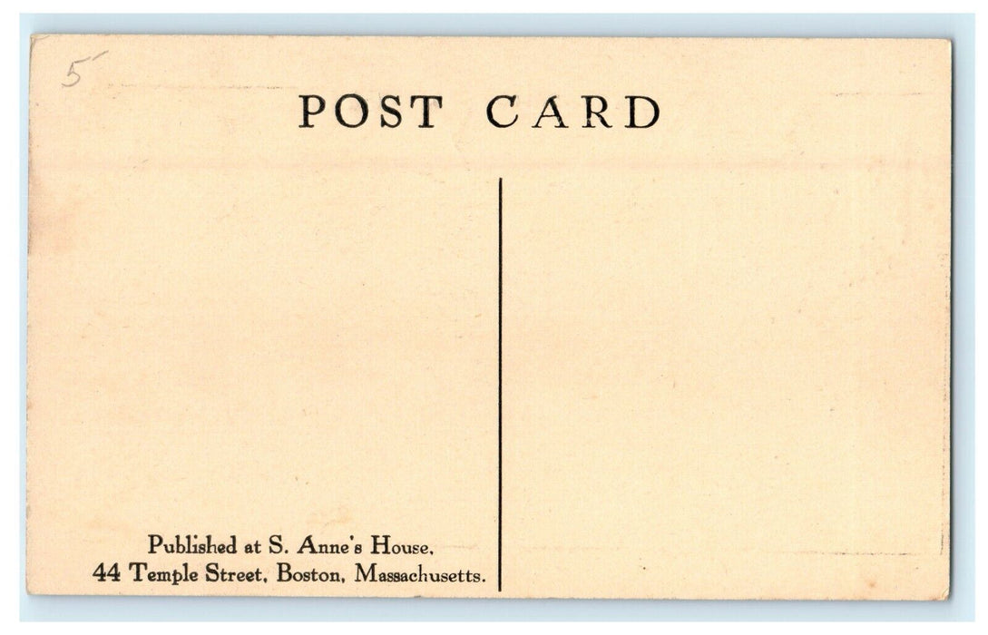 The High Altar In The Chapel Of S. Anne Boston Massachusetts MA Postcard