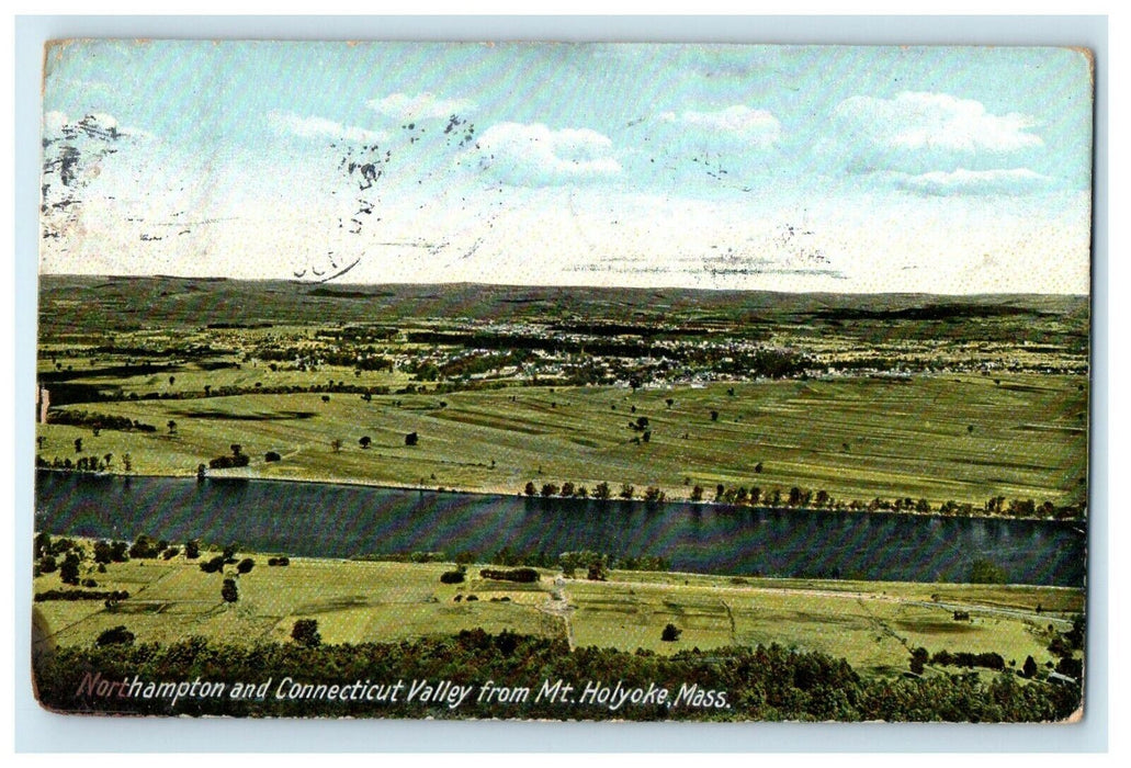 1907 Northampton  And Connecticut Valley Mt. Holyoke Massachusetts MA Postcard