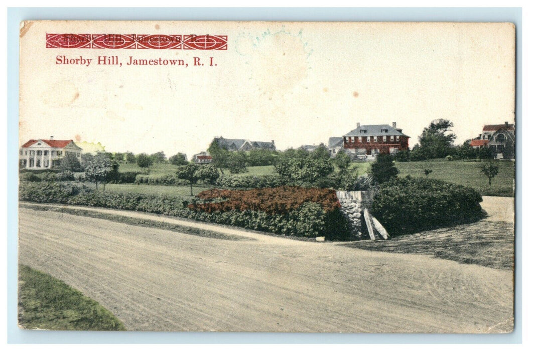 1919 Shorby Hill, Jamestown, Rhode Island RI Antique Postcard