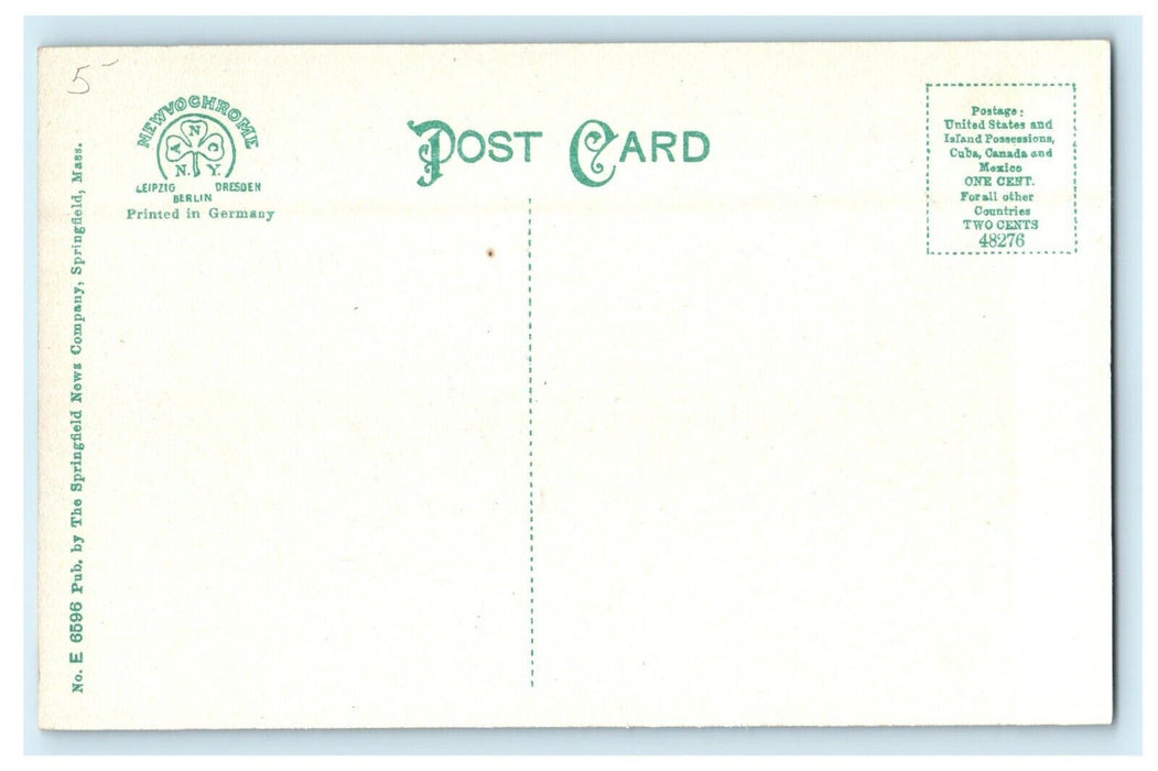Congregational Church Blandford Massachusetts MA Unposted Postcard
