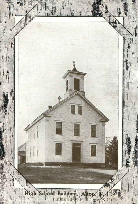 The High School Building Alton New Hampshire NH Unposted Vintage Postcard