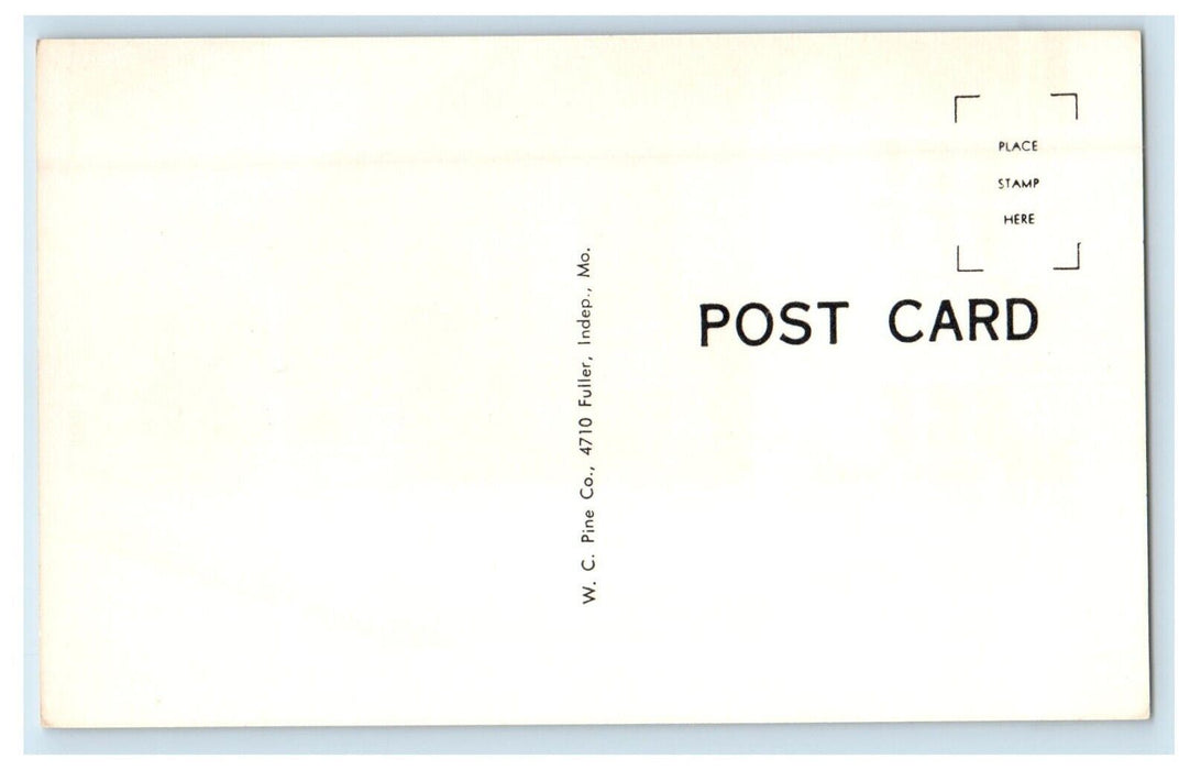 Public Library Building Street View Pittsburg Kansas KS Vintage Postcard