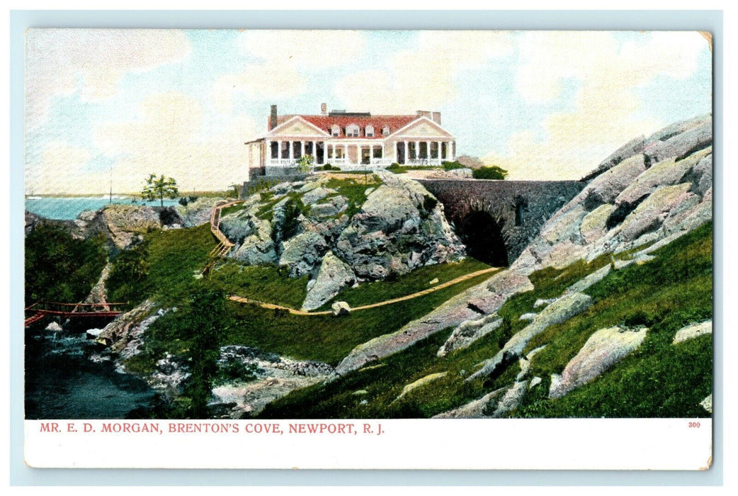 1905 Mr ED Morgan, Brenton's Cove, Rhode Island RI Postcard