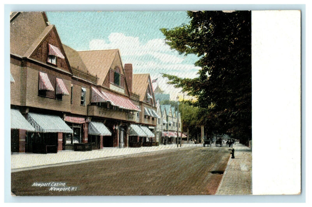 1912 Newport Casino, Newport, Rhode Island RI Antique Postcard