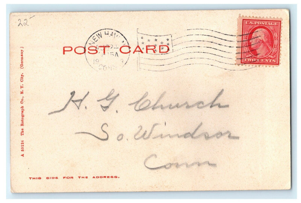 1909 Quincy Market Agriculture Warehouse Boston Massachusetts MA Postcard