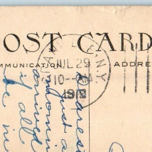 1912 Sacred Heart Church Springfield Massachusetts MA Posted Antique Postcard