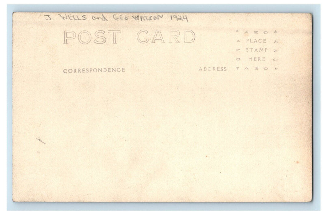 1924 Electric Streetcar Railway Conductor Train Buffalo NY RPPC Photo Postcard