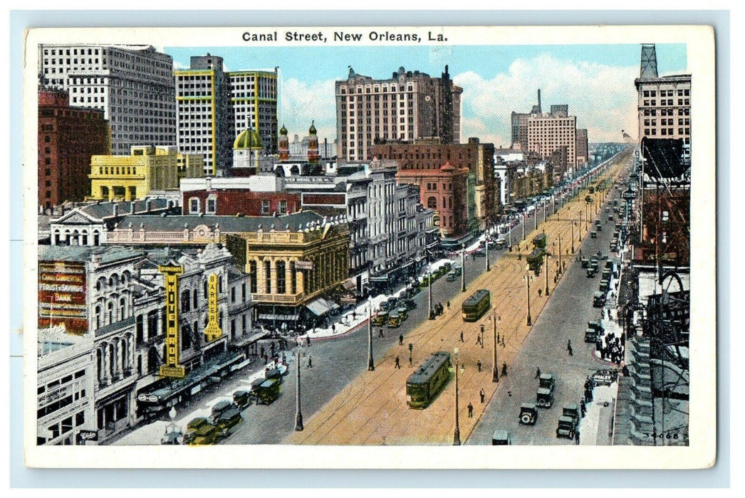 1911 Canal Street, New Orleans, Louisiana LA Unposted Postcard