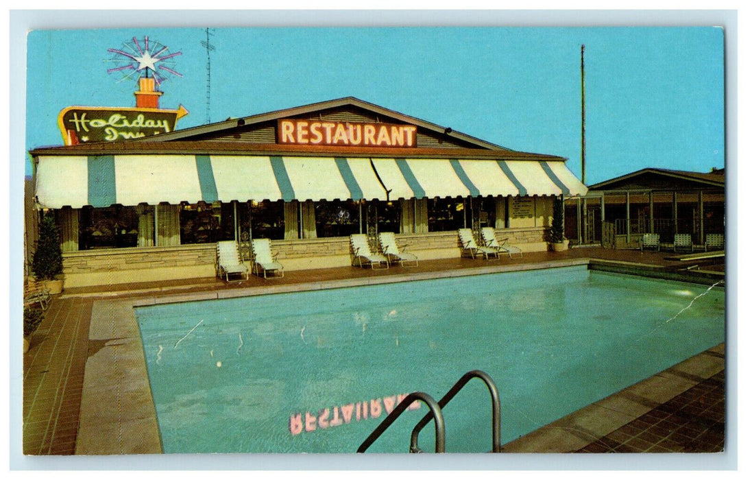 c1960s Holiday Inn Highway 54 East Wichita Kansas KS Unposted Vintage Postcard
