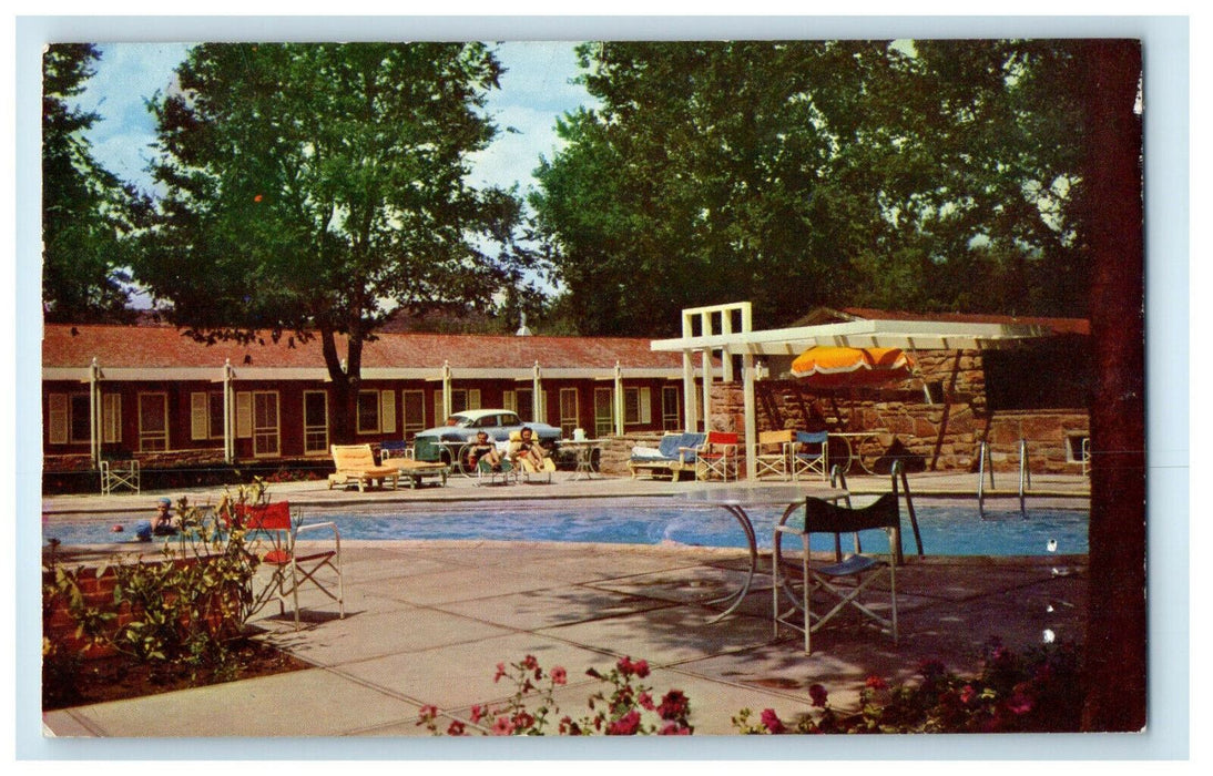 c1960s Parry Lodge on Hi-way 89 Kanab Utah UT Unposted Vintage Postcard