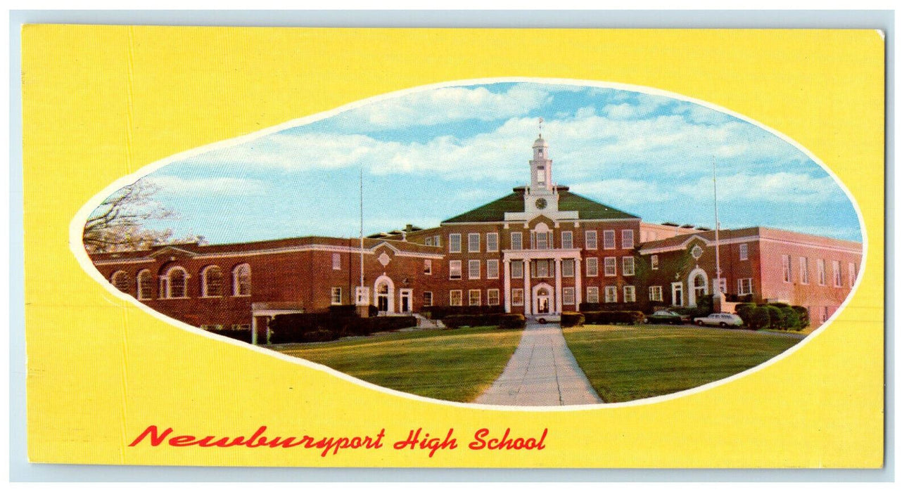 c1960s Newburyport High School, Newburyport Massachusetts MA Postcard