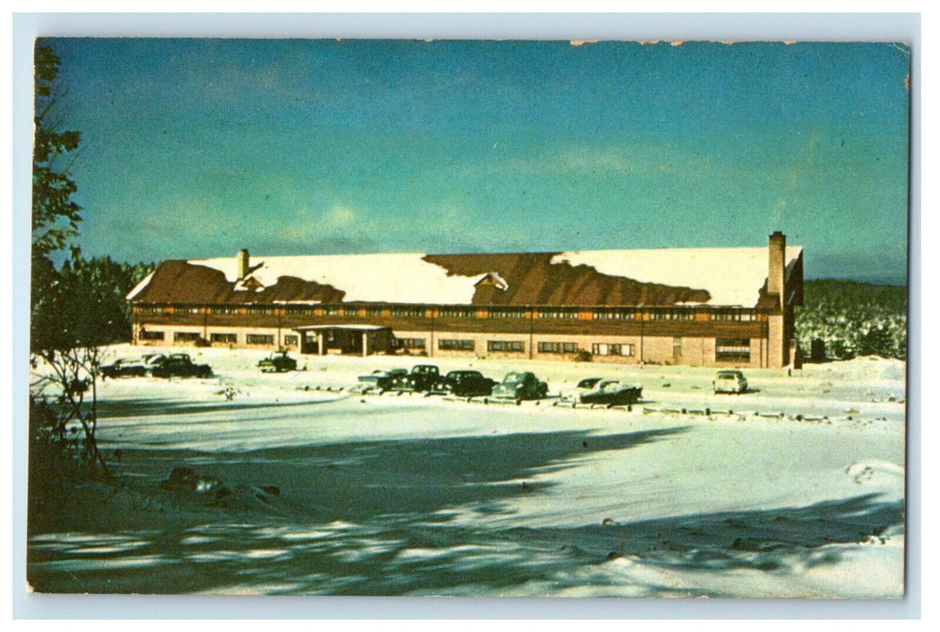 c1960s Blackwater Lodge Blackwater Falls State Park Davis, WV Unposted Postcard