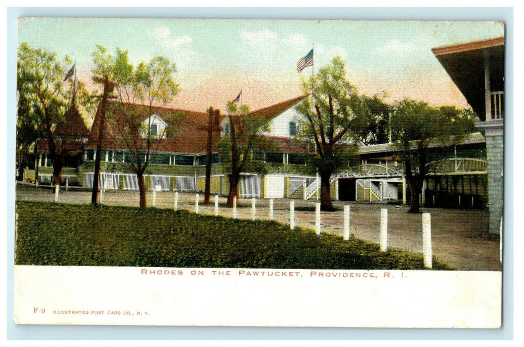 1905 Rhodes on the Pawtucket Rhode Island, RI Antique Postcard