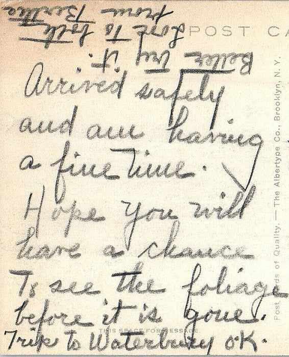 1919 The Dewey Memorial Hall, Sheffield, Massachusetts MA Posted Postcard