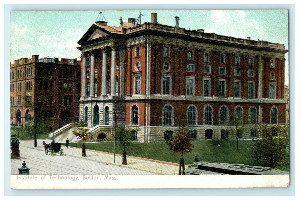 Institute Of Technology Boston Massachusetts MA Undivided Back Postcard