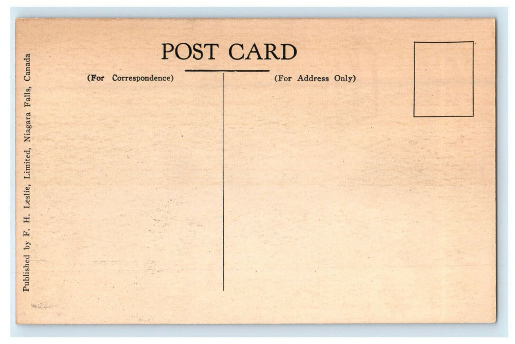 c1940s Aqueduct, Welland Ship Canal, Welland, Ontario Canada Foreign Postcard