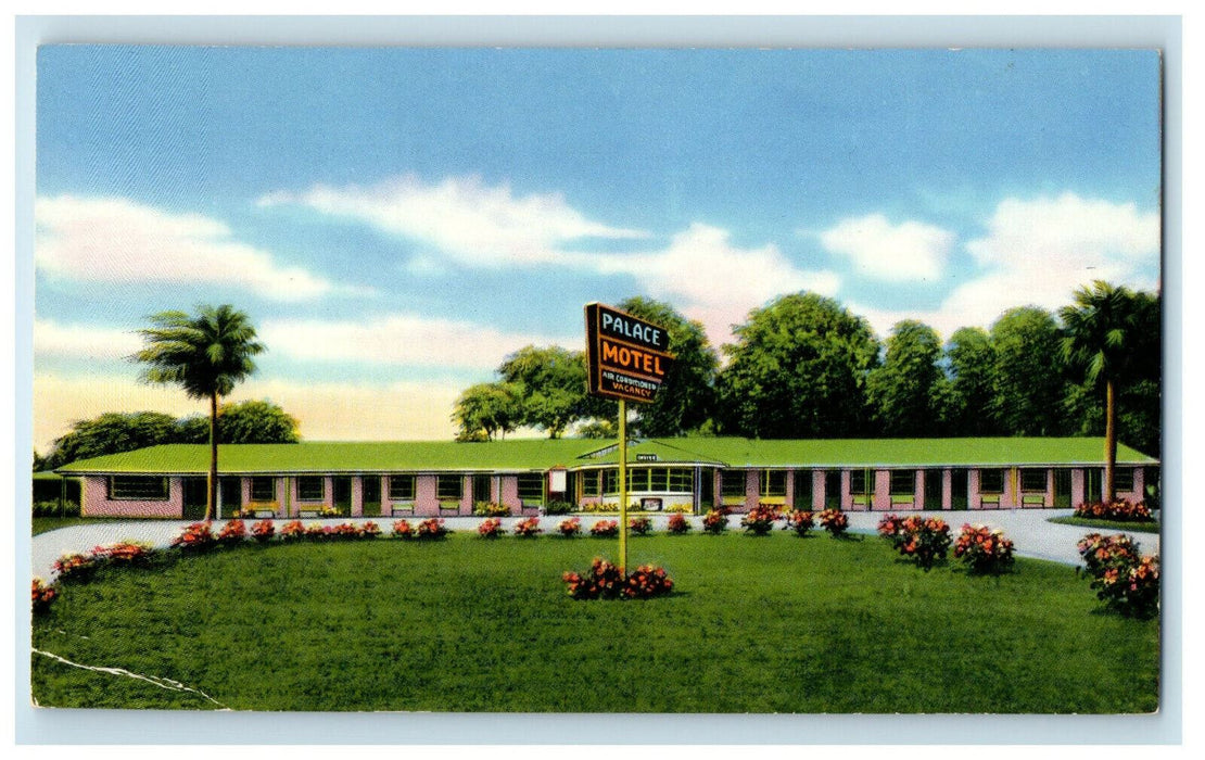 c1960s Palace Motel, 415 New Dixie Hi-Way US. 1 Cocoa Florida FL Postcard