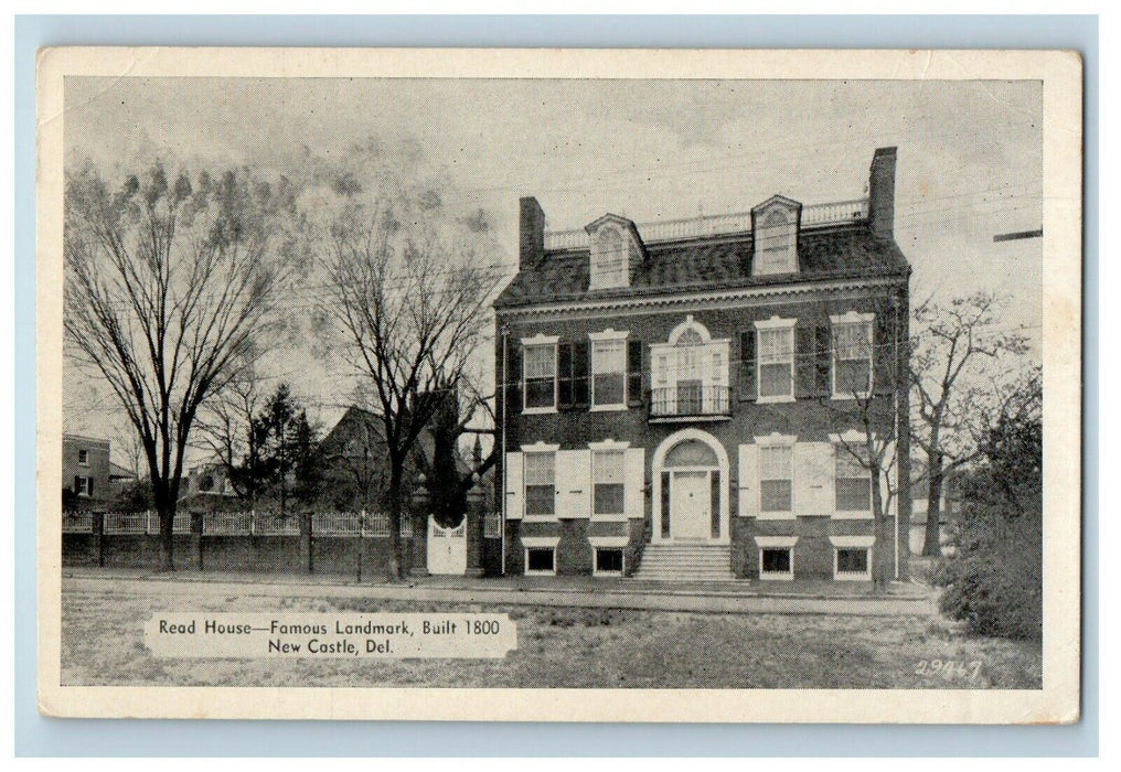 c1930's Road House Famous Landmark New Castle Delaware DE Vintage Postcard