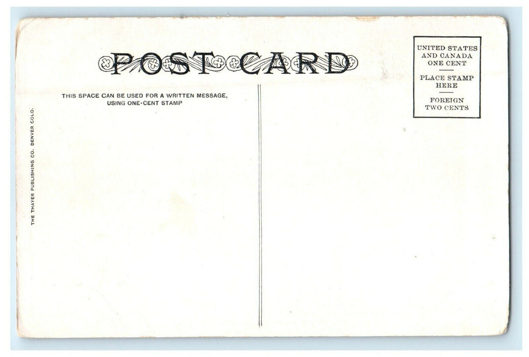 c1910's View Of Evergreen Lake Near Leadville Colorado CO Antique Postcard