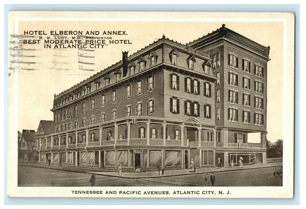 1930 Tennessee And Pacific Avenues Atlantic City New Jersey NJ Vintage Postcard