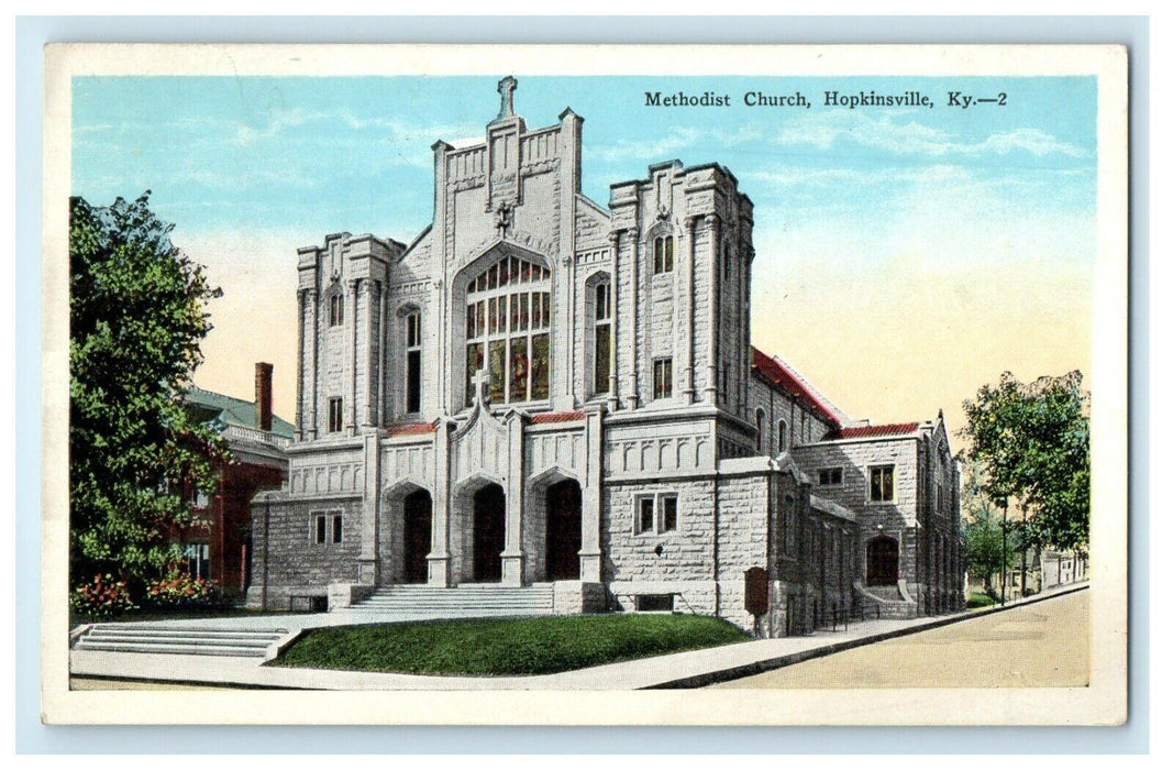 1927 Methodist Church Hopkinsville Kentucky KY Vintage Postcard