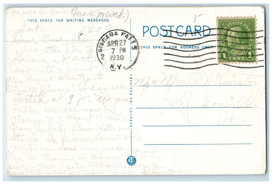 1930 Whitcomb Summit Hotel Mohawk Trail Massachusetts MA Posted Postcard