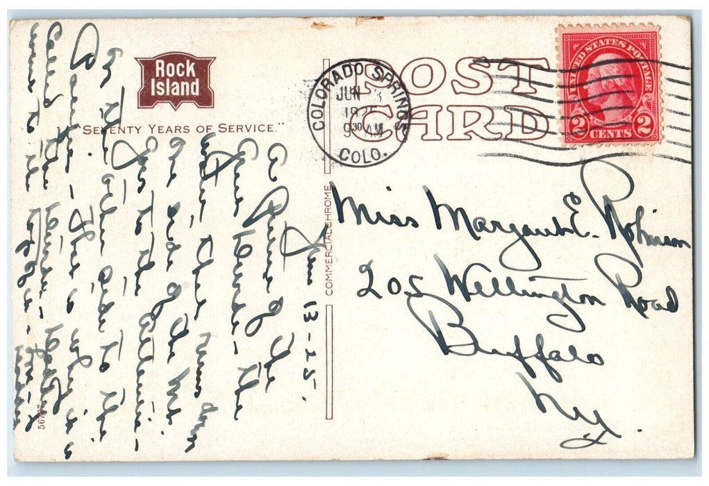 1925 View Of Sheep Lake Rocky Mountain National Park Colorado CO Postcard