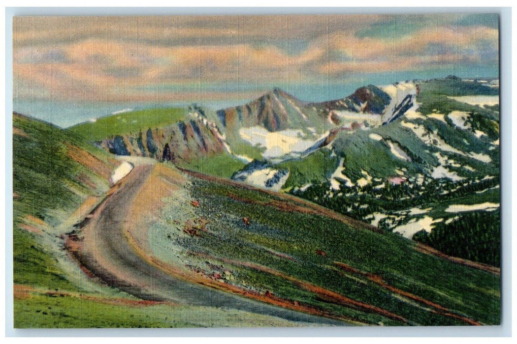 Panorama Trail Ridge Road Highest Point Rocky Mountain National Park CO Postcard