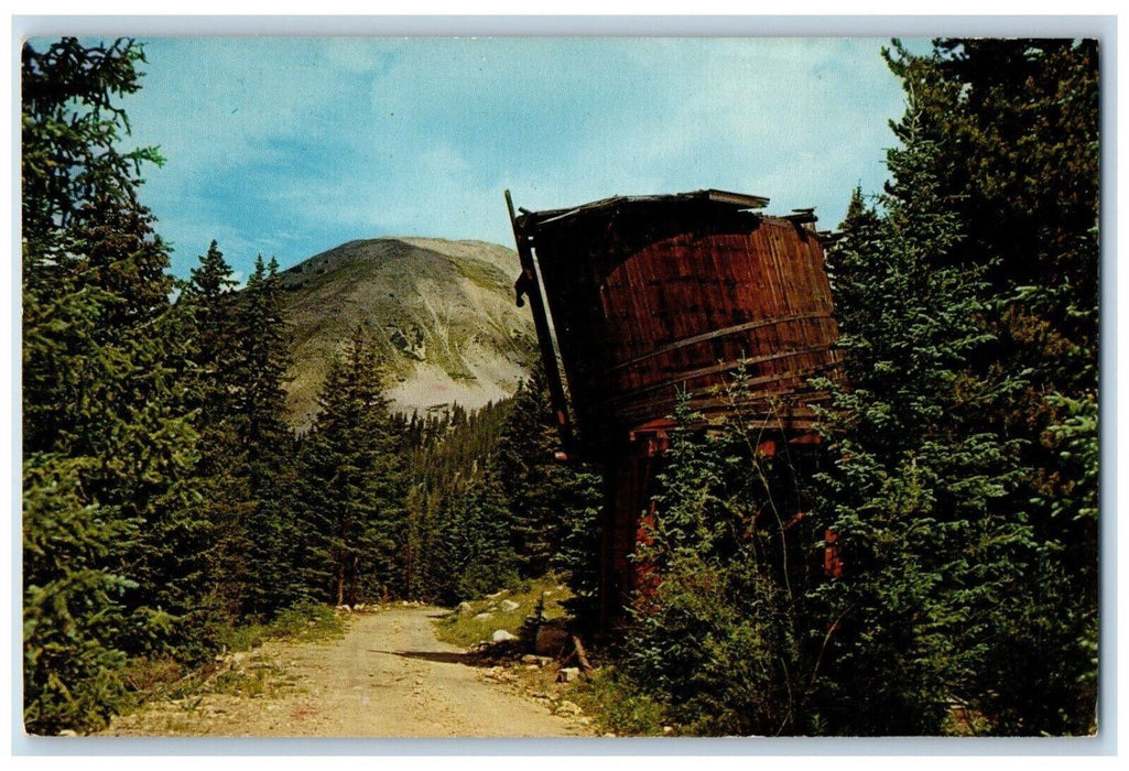 Alpine Tunnel Water Tower Denver South Park & Pacific R.R. Colorado CO Postcard