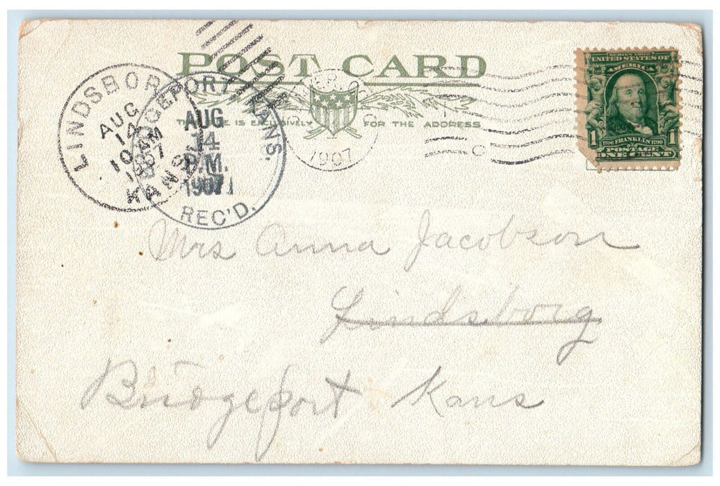 1907 James Peak From Tunnel No. 33 Moffat Line Colorado CO Antique Postcard
