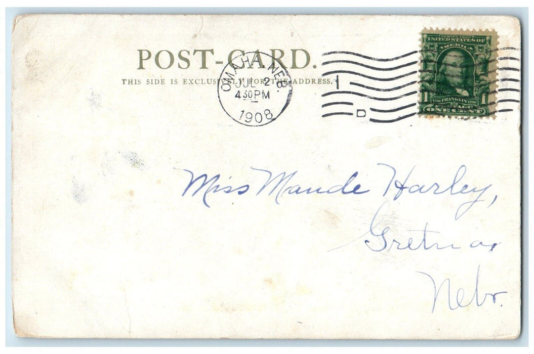 1908 View Of Mother Grundy Railroad Train Colorado CO Posted Antique Postcard