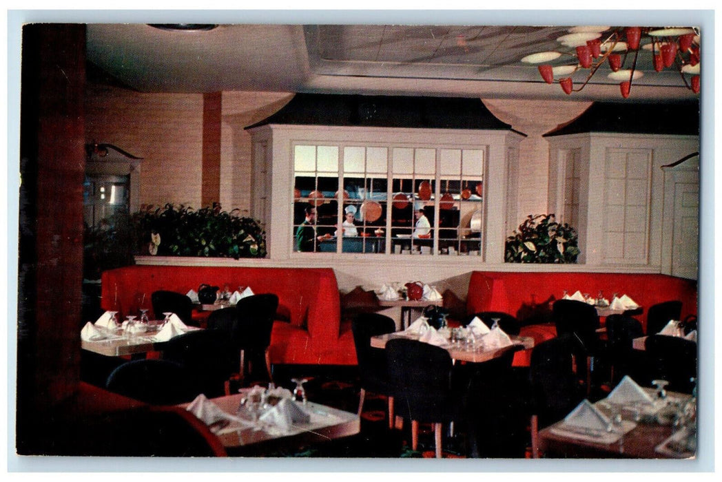 c1960's The Touraine Grille Hotel Touraine Boston Massachusetts MA Postcard