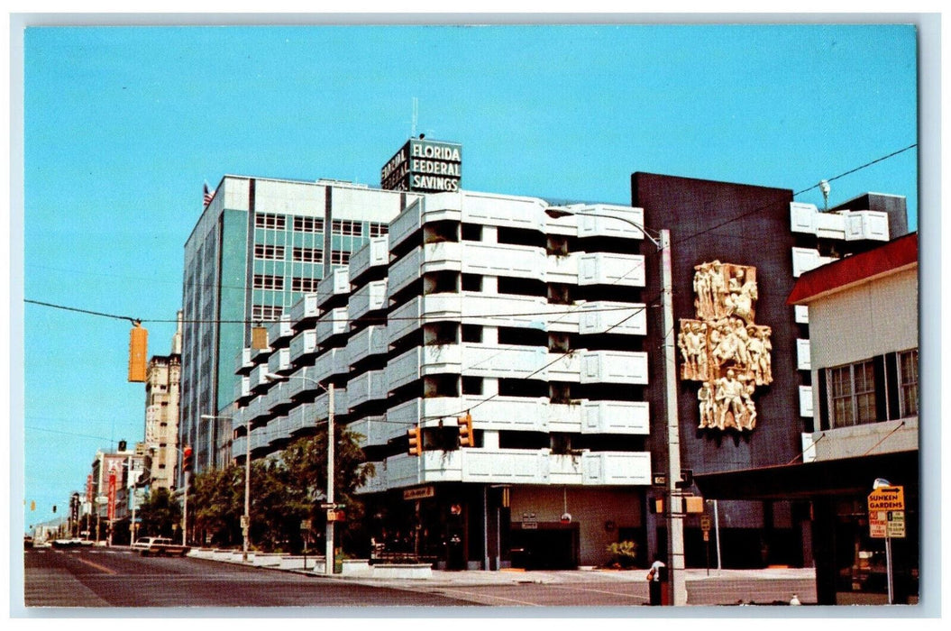 1982 Florida Federal Savings, Central Avenue, St. Petersburg FL Postcard