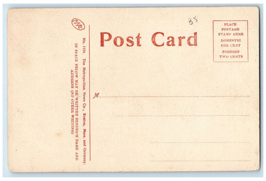 c1910 Whalom Park Theatre Whalom Park Massachusetts MA Antique Unposted Postcard