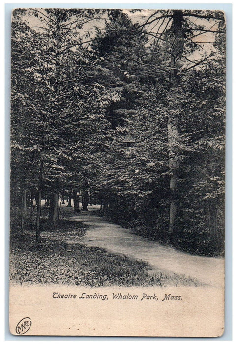 c1905 Theatre Landing Whalom Park Massachusetts MA Unposted Antique Postcard