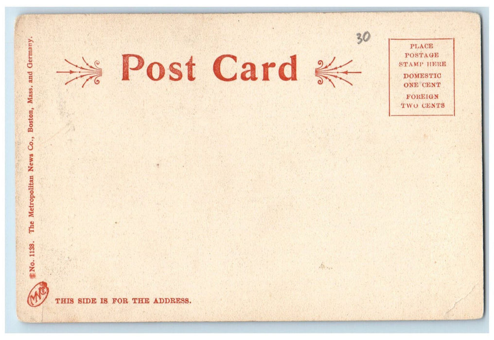 c1905 Theatre Landing Whalom Park Massachusetts MA Unposted Antique Postcard
