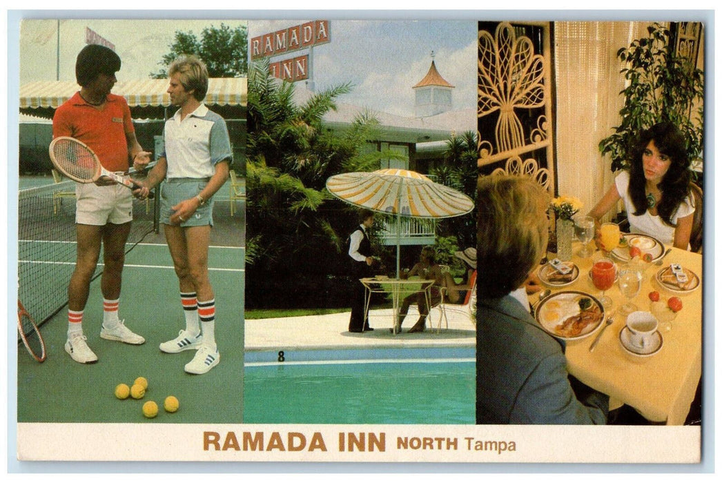 1983 Multiview, Ramada Inn Busch Boulevard North Tampa Florida FL Postcard