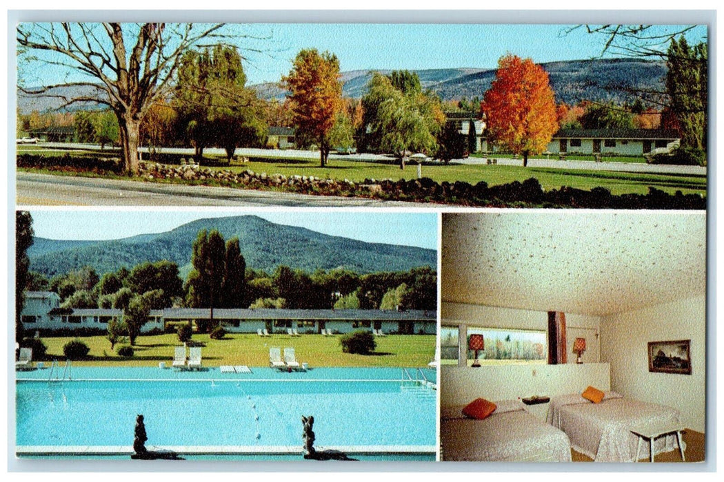 1983 Multiview, Weathervane Motel, Manchester-in-the-Mountains VT Postcard