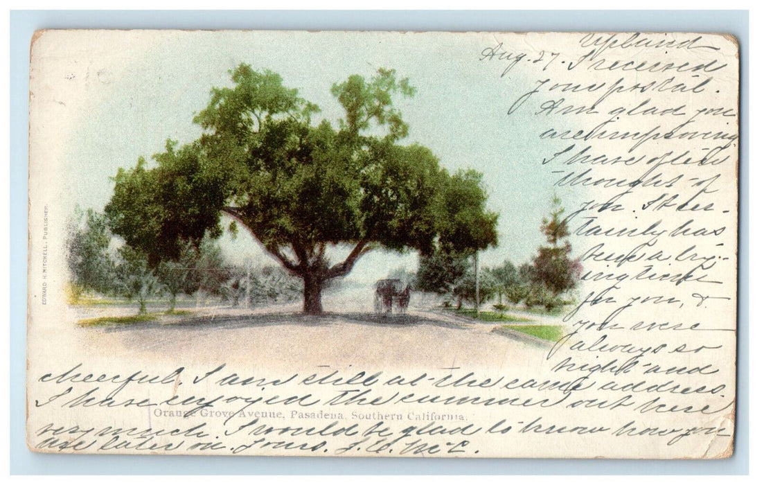 1903 Orange Grove Avenue, Pasadena Southern CA Ontario CA PMC Postcard